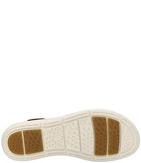 Josef Seibel Sevran 01 Leather Ankle Wrap Wedge Sandals
