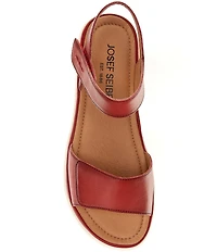 Josef Seibel Sevran 01 Leather Ankle Stap Sandals