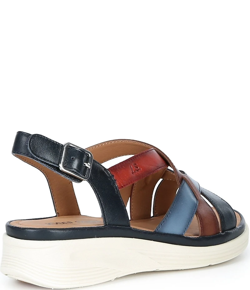 Josef Seibel Sevran 07 Leather Strappy Slingback Sandals
