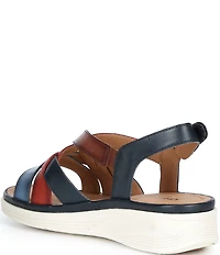 Josef Seibel Sevran 07 Leather Strappy Slingback Sandals