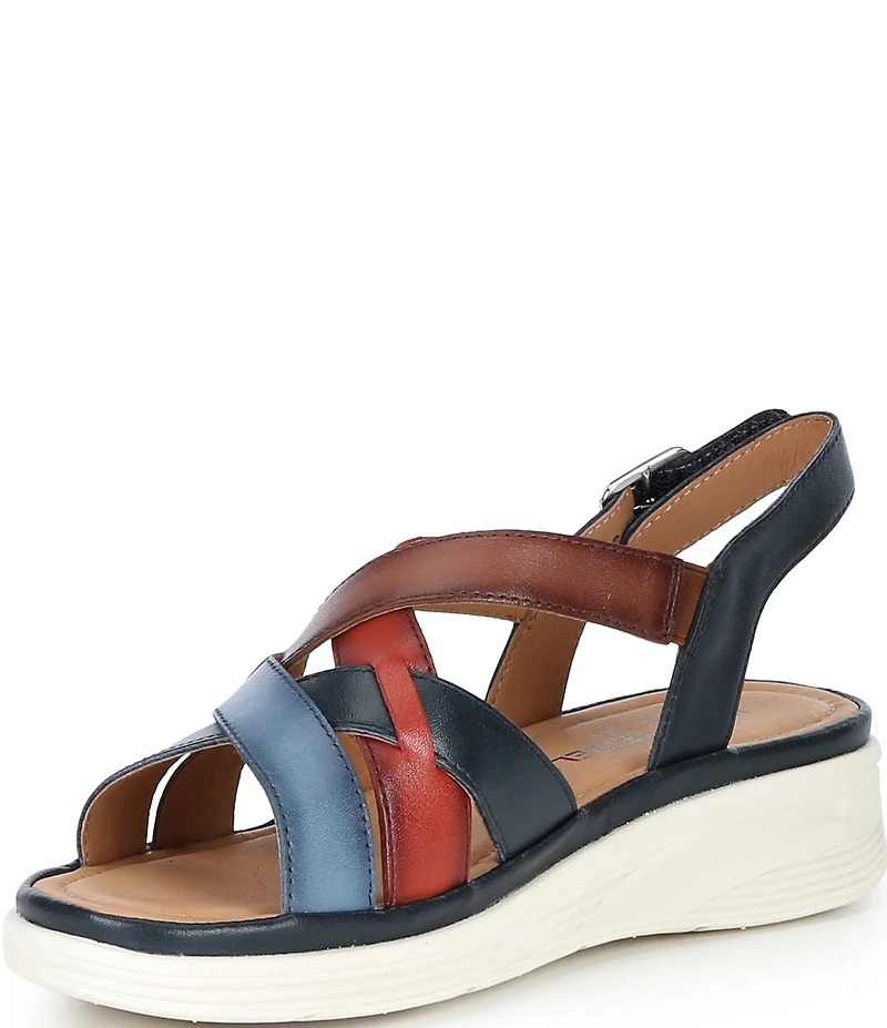 Josef Seibel Sevran 07 Leather Strappy Slingback Sandals