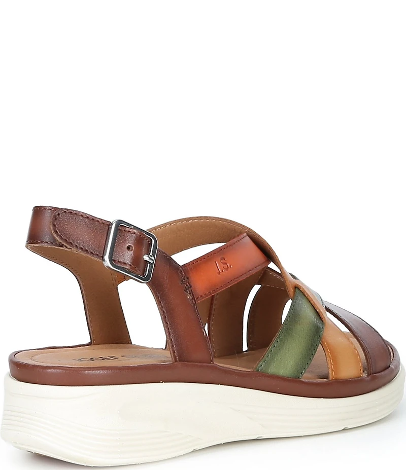 Josef Seibel Sevran 07 Leather Strappy Slingback Sandals