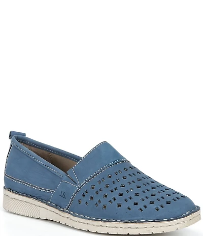 Josef Seibel Sofie 27 Perforated Leather Loafers
