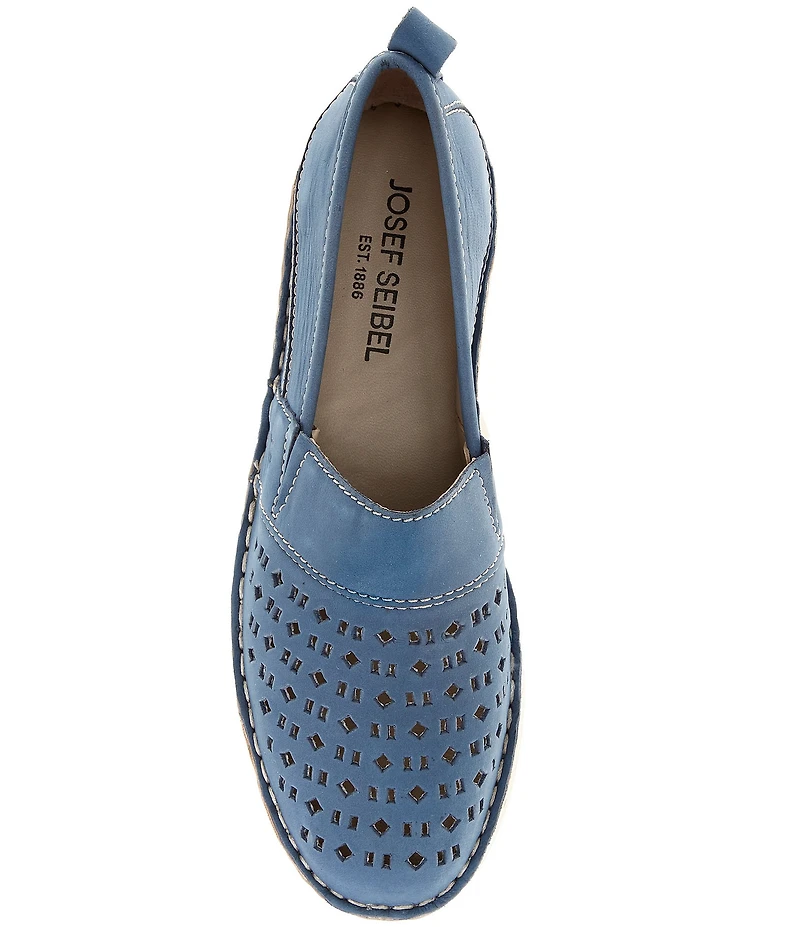Josef Seibel Sofie 27 Perforated Leather Loafers