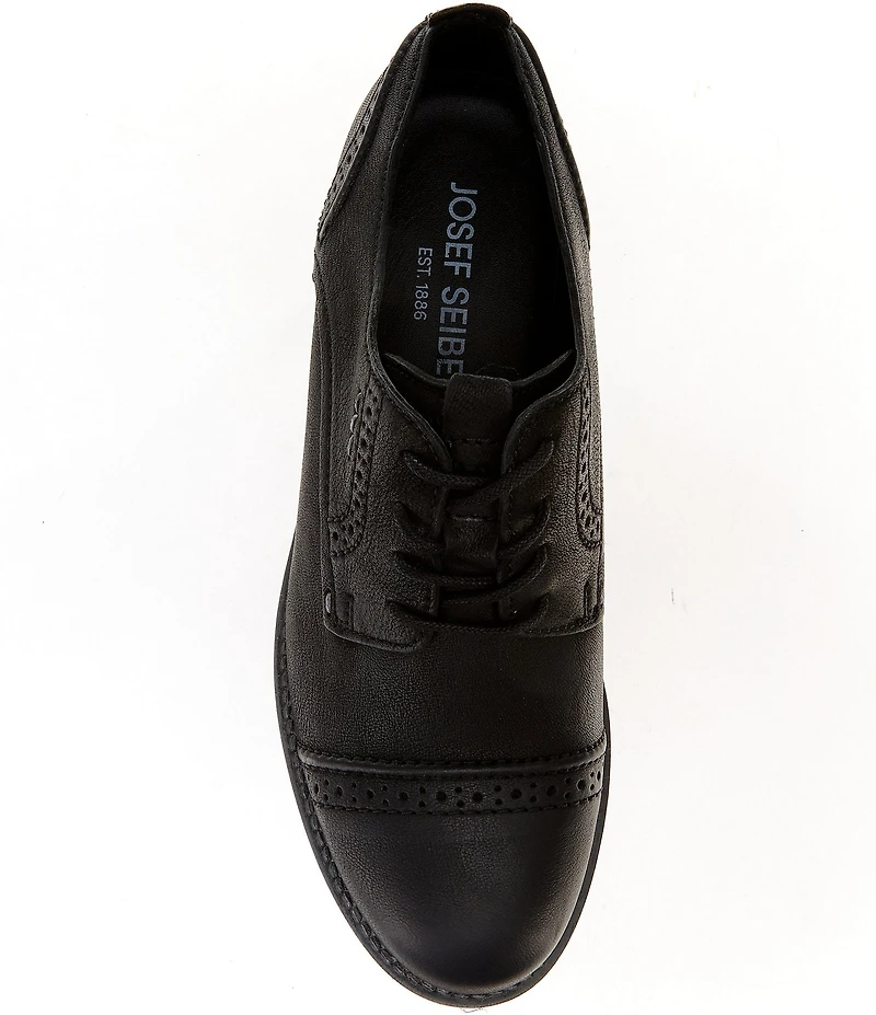 Josef Seibel Women's Sienna 12 Leather Brogue Detail Oxfords