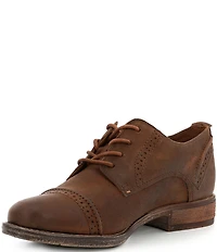 Josef Seibel Women's Sienna 12 Leather Brogue Detail Oxfords