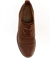 Josef Seibel Women's Sienna 12 Leather Brogue Detail Oxfords