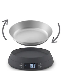 Joseph Joseph 2-in-1 Switch Digital Scale with Reversible Lid- Grey