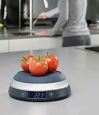 Joseph Joseph 2-in-1 Switch Digital Scale with Reversible Lid- Grey