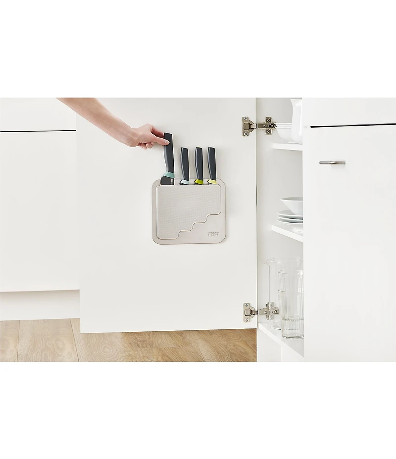 Joseph Joseph DoorStore™ Knives 4-piece Elevate™ Knife Set with In-Cupboard Storage Case