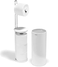 Joseph Joseph Easy Store Concealed Storage Toilet Paper Roll Holder