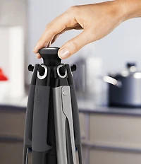 Joseph Joseph Elevate Carousel, 6-Piece Set with Tongs- Grey