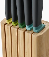 Joseph Joseph Elevate™ Knife 5-Piece Set with Slimline Bamboo Block
