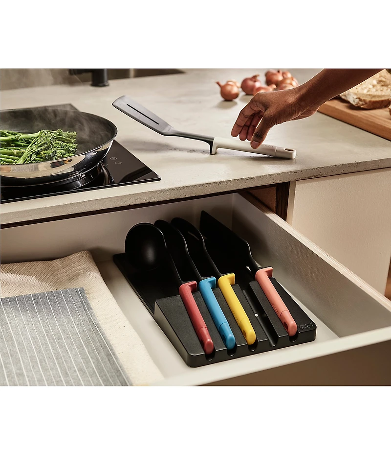 Joseph Joseph Elevate Utensils Store 5-Piece Utensil Set with In-drawer Storage Tray