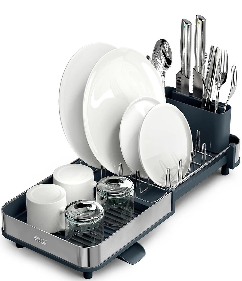 Joseph Joseph Extend Slim Steel Compact Expandable Dish Rack