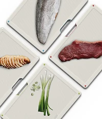 Joseph Joseph Folio Steel 4-Piece Cutting Board Set with Steel Case