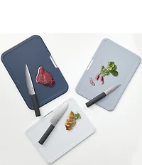 Joseph Joseph Nest Boards Plus 6-Piece Knife and Chopping Board Set- Grey