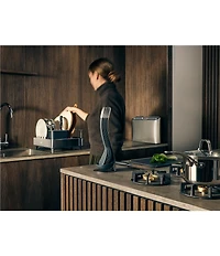 Joseph Joseph Nest Magnetic Utensils with Stand - Black & Stainless Steel