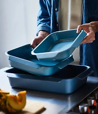 Joseph Joseph Nest Oven Non-Stick 3-Piece Blue Roasting Pan Set