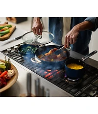Joseph Joseph Space Folding Handle Ceramic Non-Stick Dark Blue 10-Piece Cookware Set