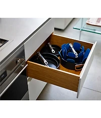 Joseph Joseph Space Folding Handle Ceramic Non-Stick Dark Blue 10-Piece Cookware Set