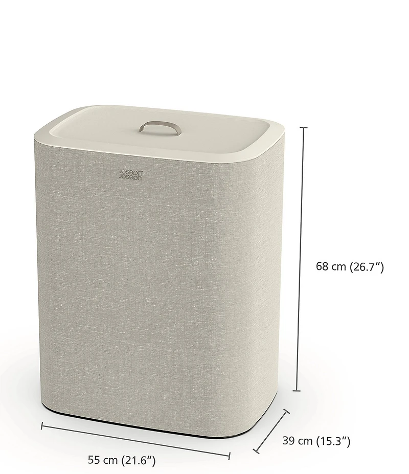 Joseph Joseph Tota 90-Liter Laundry Separation Basket-Ecru