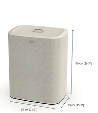 Joseph Joseph Tota 90-Liter Laundry Separation Basket-Ecru