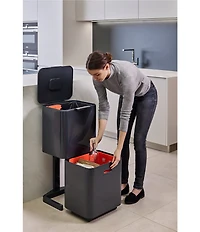 Joseph Joseph Totem Max 60-litre Waste Separation & Recycling Unit- Graphite