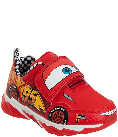 Josmo Boys' Disney Pixar Cars Lightning McQueen Light Up Sneakers (Toddler)