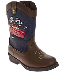 Josmo Boys' Disney Pixar Cars Lightning McQueen Western Boots (Toddler)