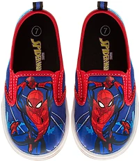 Josmo Boys' Marvel Spider Man Canvas Slip On Sneakers (Infant)