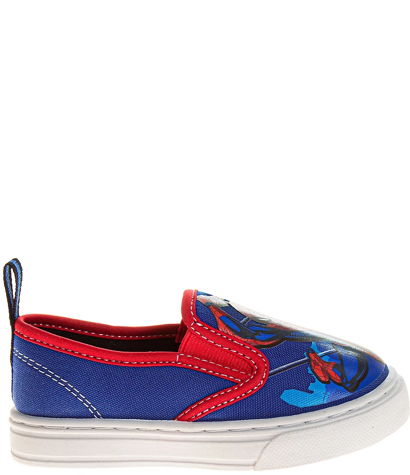 Josmo Boys' Marvel Spider Man Canvas Slip On Sneakers (Infant)