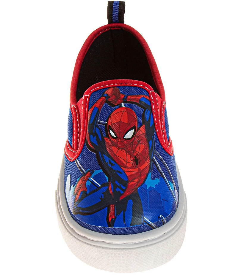 Josmo Boys' Marvel Spider Man Canvas Slip On Sneakers (Infant)