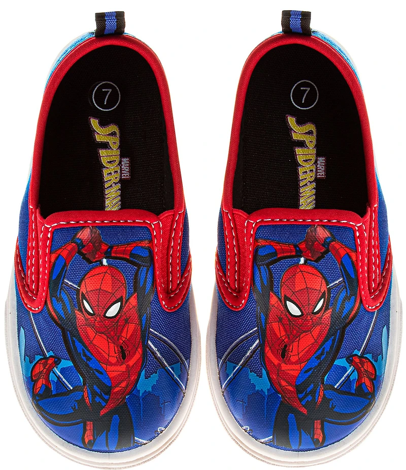 Josmo Boys' Marvel Spider-Man Canvas Slip On Sneakers (Toddler)