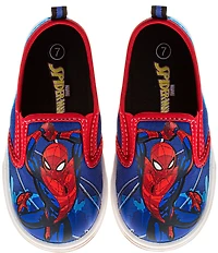 Josmo Boys' Marvel Spider-Man Canvas Slip On Sneakers (Toddler)