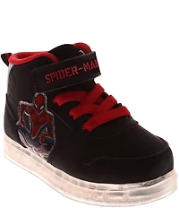 Josmo Boys' Marvel Spiderman Lighted Hi-Top Sneakers (Toddler)