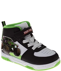 Josmo Boys' Monster Jam Grave Digger Light-Up Hi-Top Sneakers (Toddler)