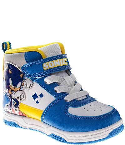 Josmo Boys' Sega Sonic The Hedgehog Light-Up Hi-Top Sneakers (Infant)