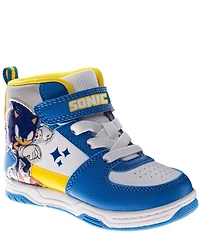 Josmo Boys' Sega Sonic The Hedgehog Light-Up Hi-Top Sneakers (Infant)