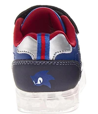 Josmo Boys' Sega Sonic The Hedgehog Light-Up Sneakers (Toddler)
