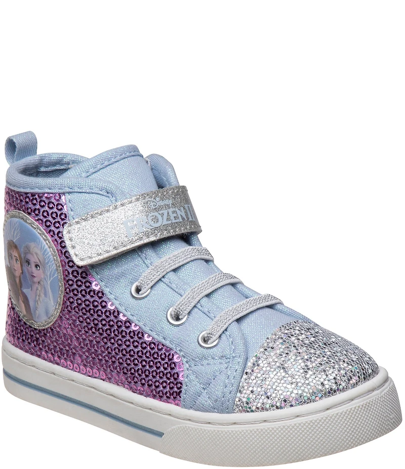 Josmo Girl's Disney Frozen Canvas Sequins Hi-Top Sneakers (Infant)