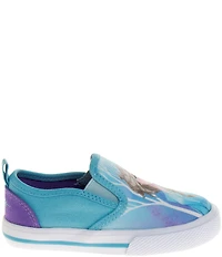 Josmo Girls' Disney Frozen Canvas Slip-On Sneakers (Toddler)