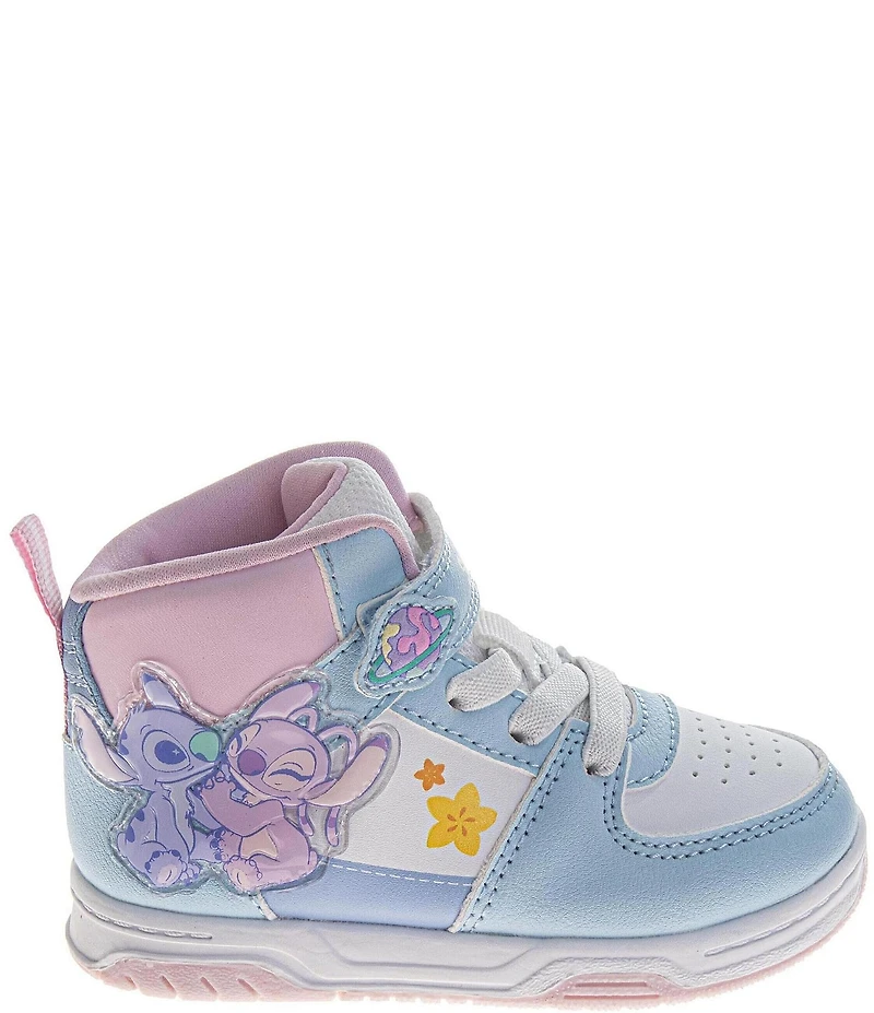 Josmo Girls' Disney Lilo and Stitch Hi-Top Light-Up Sneakers (Infant)