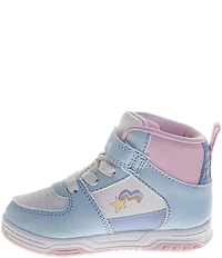 Josmo Girls' Disney Lilo and Stitch Hi-Top Light-Up Sneakers (Toddler)