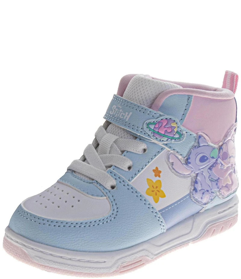 Josmo Girls' Disney Lilo and Stitch Hi-Top Light-Up Sneakers (Toddler)