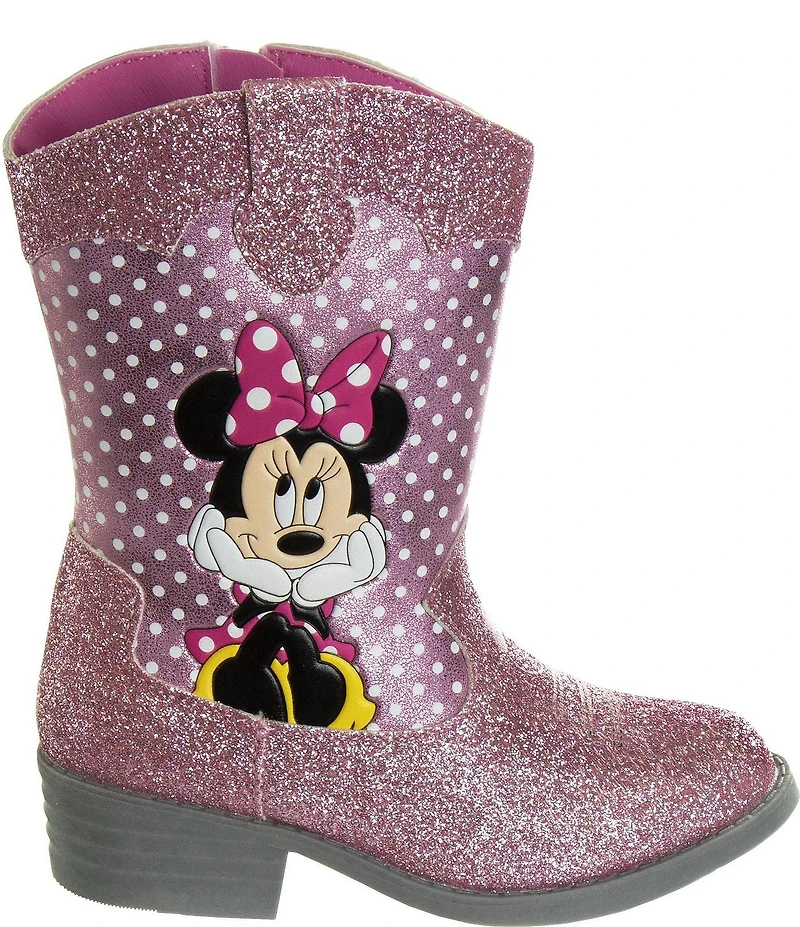 Josmo Girls' Disney Minnie Mouse Cowgirl Boots (Toddler)