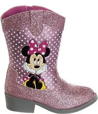Josmo Girls' Disney Minnie Mouse Cowgirl Boots (Toddler)