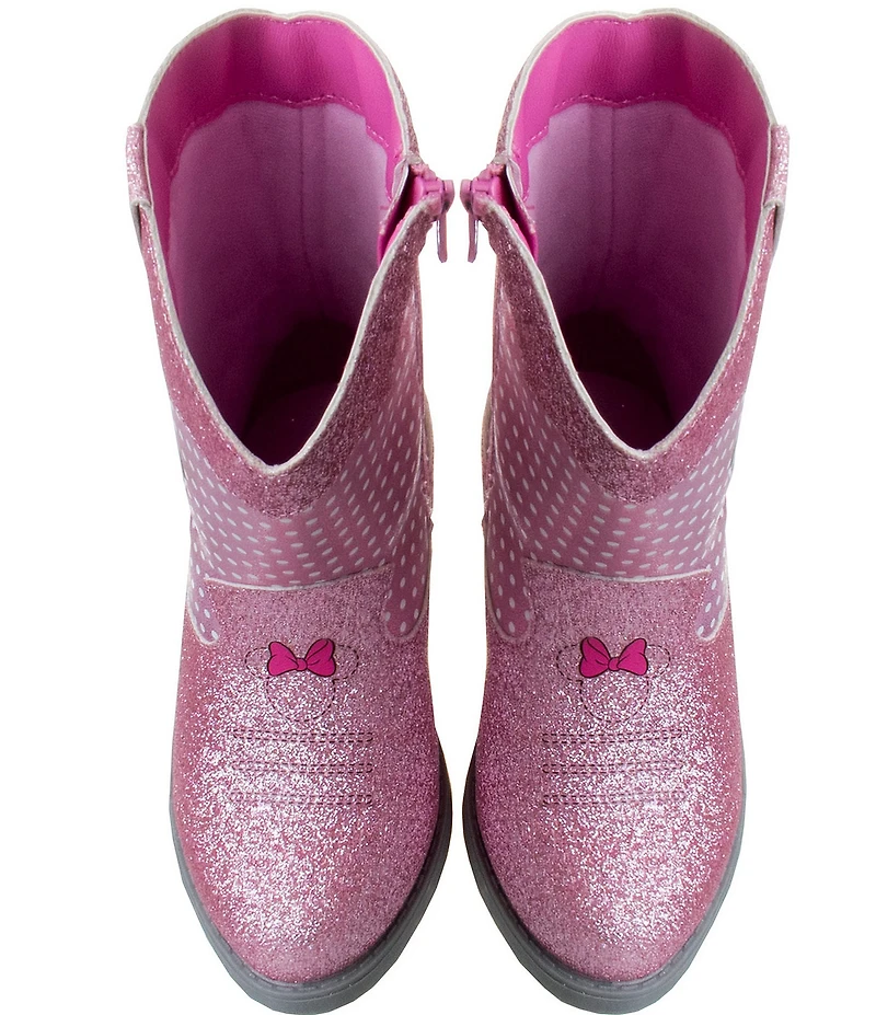 Josmo Girls' Disney Minnie Mouse Cowgirl Boots (Toddler)