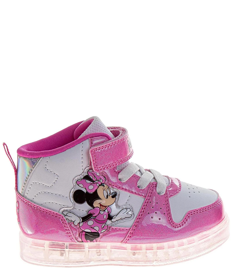Josmo Girls' Disney Minnie Mouse Light-Up Sneakers (Toddler)