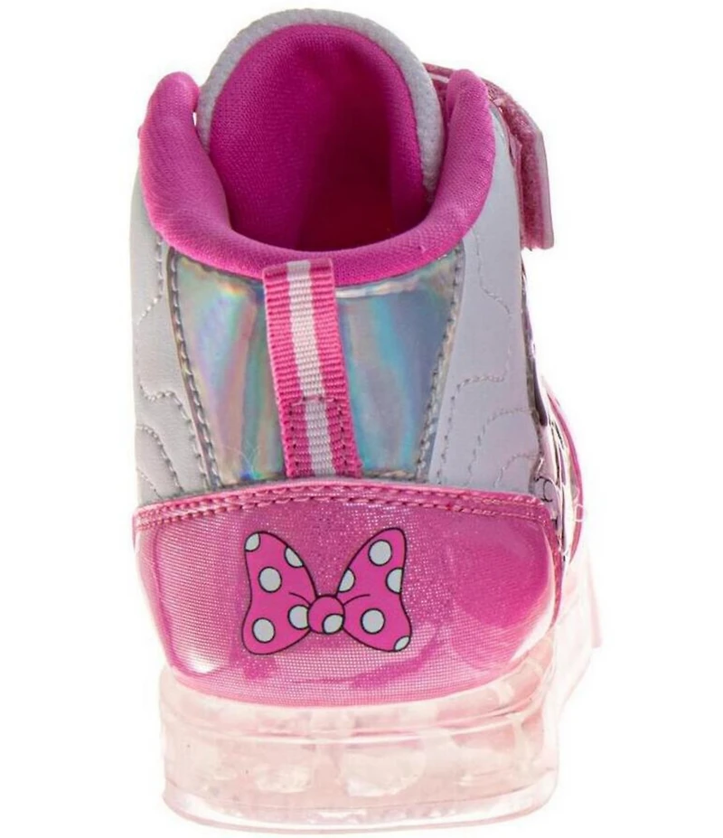Josmo Girls' Disney Minnie Mouse Light-Up Sneakers (Toddler)